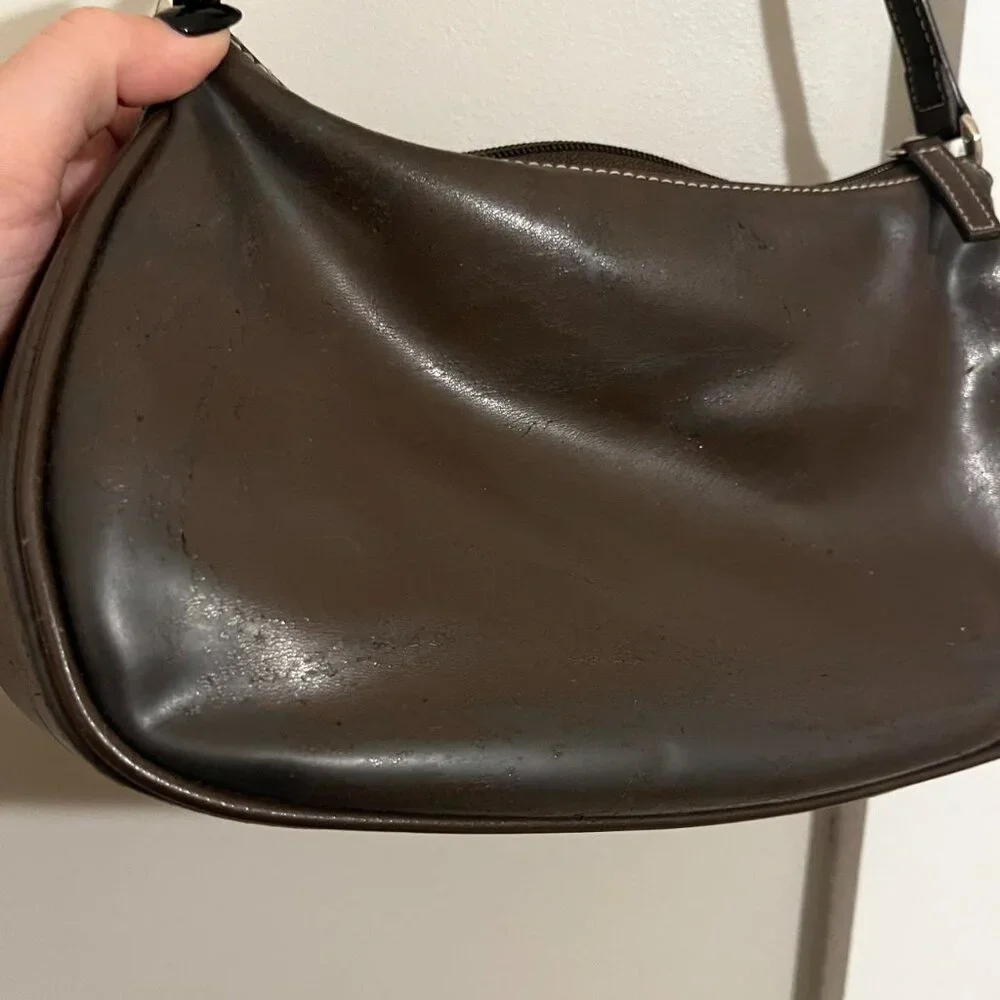 Vintage Guess Brown Shoulder Bag!! - Picture 5 of 5